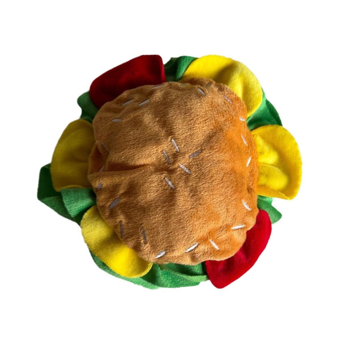 Cute Pet Hamburger Headgear Headdress for Dogs Cats Fun Costume Pet Accessory - Large