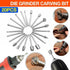 20Pcs Tungsten Steel Solid Carbide Burrs For Dremel Rotary Tool Bit Accessories