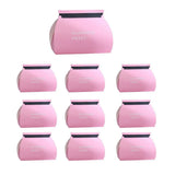10pcs Pastry Box Mousse Layer Cake Roll Towel Roll Packaging Box Bakery Supplies - Pink