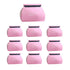 10pcs Pastry Box Mousse Layer Cake Roll Towel Roll Packaging Box Bakery Supplies - Pink