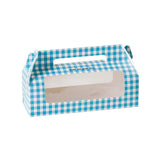 20PCS Handheld Dessert Packaging Boxes with Window for Cakes Cookies - 27 x 9 x 14.7cm