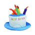 Birthday Cake Hat Party Supplies Fun Performance Masquerade Celebration Hat - Blue