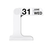 Creative Desktop Flip Calendar Table Calendar For Living Room Office Decorative - White
