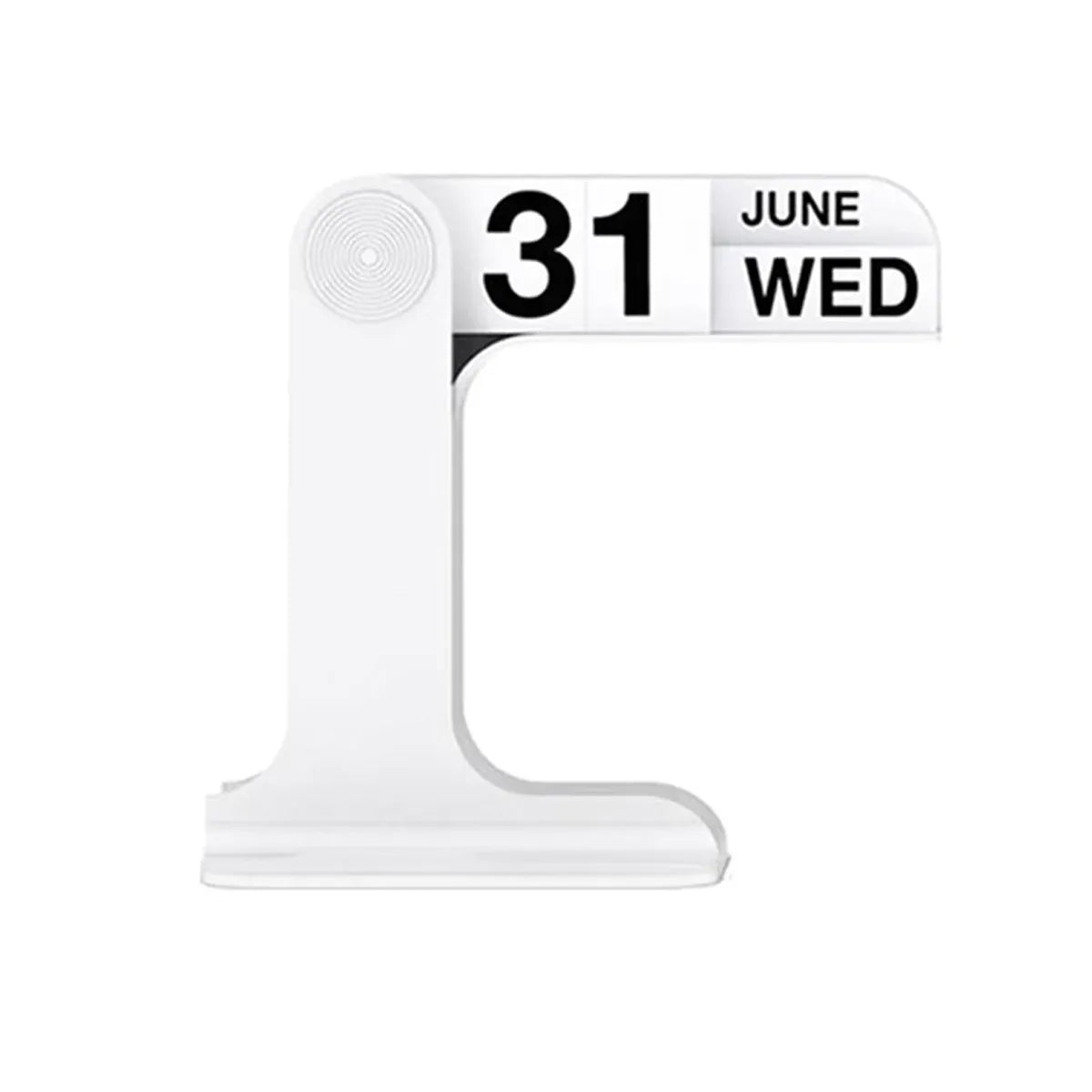 Creative Desktop Flip Calendar Table Calendar For Living Room Office Decorative - White