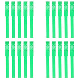 Cow Identification Bands 20PCS Adjustable Foot Rings Multi Colour Tags Livestock - Green