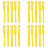Cow Identification Bands 20PCS Adjustable Foot Rings Multi Colour Tags Livestock - Yellow