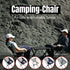 Outdoor Portable Lightweight Folding Camping Chair High Back Fishing Chair - White
