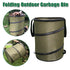 Folding Garden Leaf Bin Portable Outdoor Storage Bucket Camping Trash Can