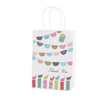 30X Premium Kraft Paper Tote Bag Durable Stylish High Capacity Birthday Gift Handbag - Candle-30pcs