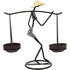 Candle Holder Stand Metal Candlestick Restaurant Table Centrepiece Display Decor - Carrying Tray