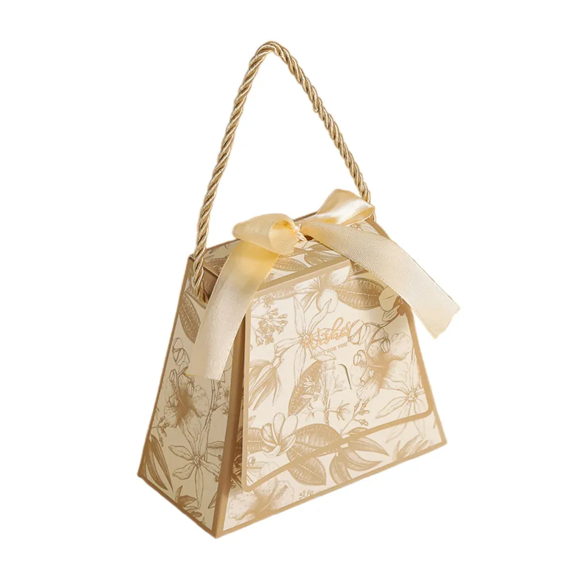 50pcs Wedding Candy Box Gift Box for Party Favors Decorative Candy Packaging - Champagne