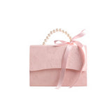20pcs Pink Pearl Handle Gift Box Set Wedding Favour Candy Party Packaging - S
