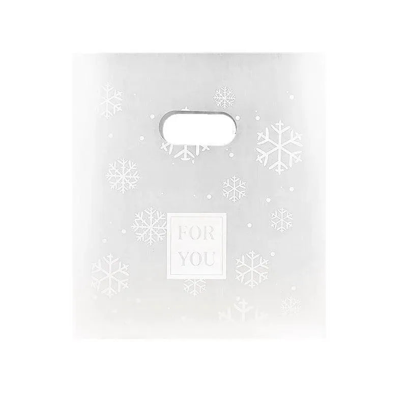 100Pcs Clear Daisy Cookie Bags with Handle - Party Candy Packaging