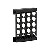 Wall Mounted Coffee Capsule Storage Rack SpaceSaving for Kitchen Cafe Countertop - Black