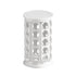 Coffee Pod Carousel Organiser 40 Capacity Rotating for Coffee Bar - White