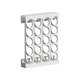 Wall Mounted Coffee Capsule Storage Rack SpaceSaving for Kitchen Cafe Countertop - White