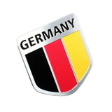 Flag Of Australia Germany Aluminum Car Emblem Badge Decal Sticker 5X5Cm - Germany