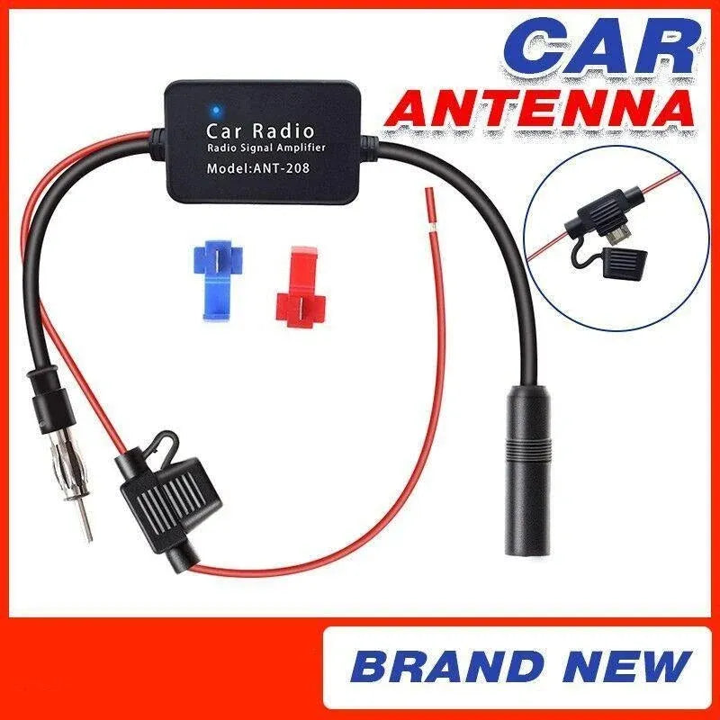 Car Hidden Aerial Radio Antenna Reception Booster Strengthen 25db 12V AU