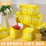 50pcs Blind Box Empty Gift Box Surprise Carton Packaging Mystery Prize Storage