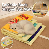 Foldable Cat Sleeping Mat Pet Bed Comfortable Soft Cushion for Cats and Kittens