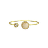 Cat Eye Bracelet Ring Set Fashion Jewellery Women Adjustable Accessories - Bracelet