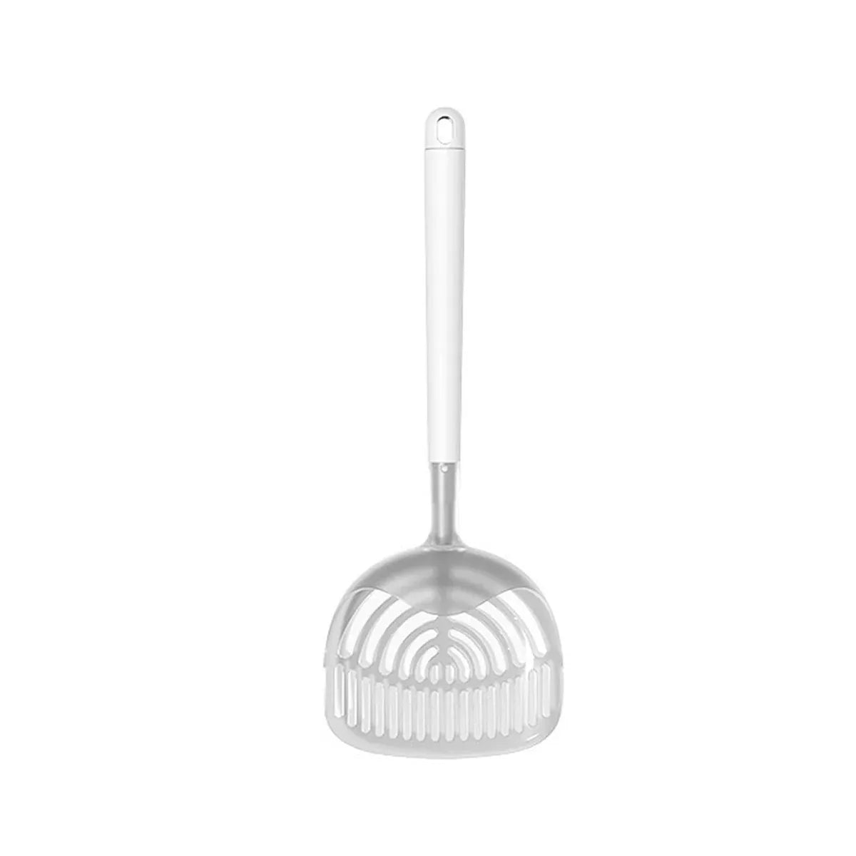 Cat Litter Shovel Cat Poop Removal Tool Kitten Litter Scoop Waste Cleaner - White