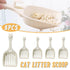 8PCS Cat Litter Scoop Pet Poop Scooper Cleaning Tool for Cat Waste Removal