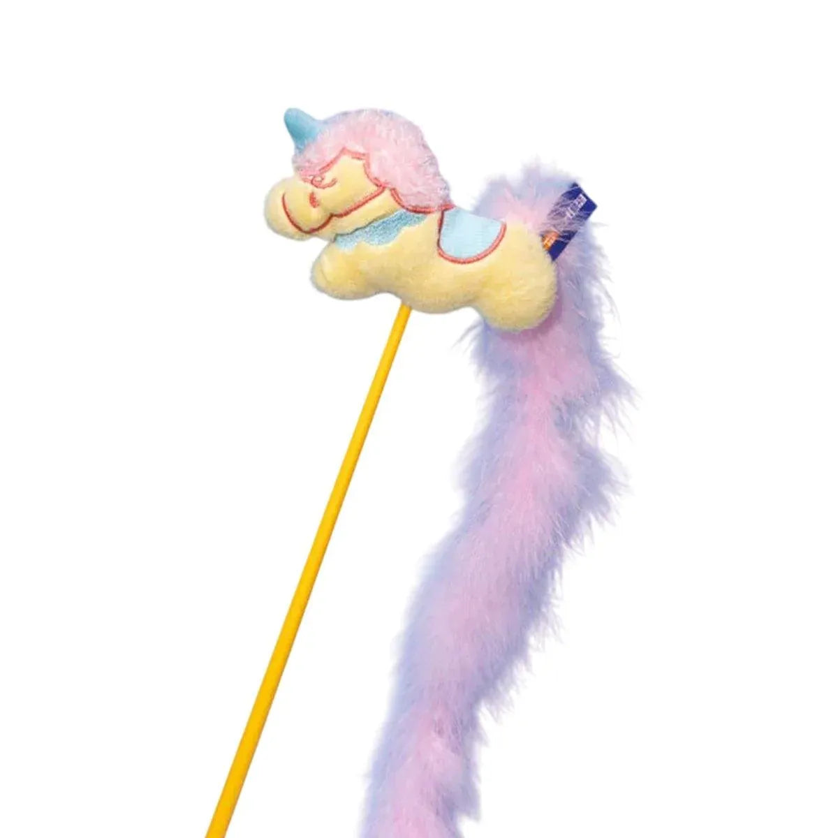 Circus Themed Cat Teaser Stick Interactive Teaser Pole Toy for Cats and Kittens - Unicorn