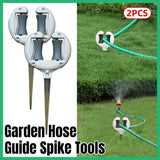 2pcs Garden Hose Stand Ground Insert Outdoor Watering Pipe Holder Positioning