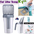 Cat Litter Scoop Integrated Detachable Shovel Holder Poop Pet Sifter Cleaning - 1 Cat Litter Shovel and 1 Roll Bags