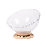Four Seasons Acrylic Space Capsule Cat Bed Semi-closed Cool Nest Turntable Toy - L