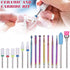 16pcs Ceramic and Tungsten Nail Drill Bit Set for Gel Polish Acrylic Removal