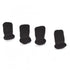 24Pcs Knitted Table Chair Leg Socks Sleeve Floor Protector Furniture Feet Covers - Black
