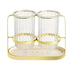 Light Luxury Chopsticks Storage Rack Household Kitchen Chopsticks Tube - Gold