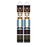 Nutcracker Soldier Door Banner Couplet Merry Christmas Xmas Decoration Ornaments - 02