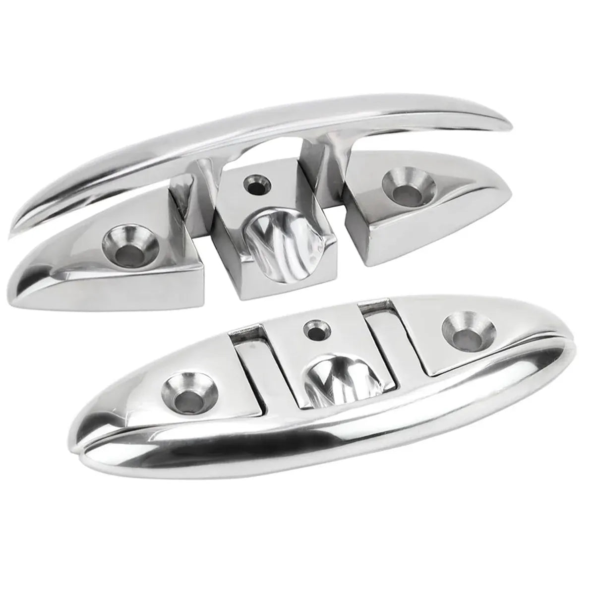 2PCS Stainless Steel Folding Bolt Use Corrosion Resistant 5in/6in - 6in