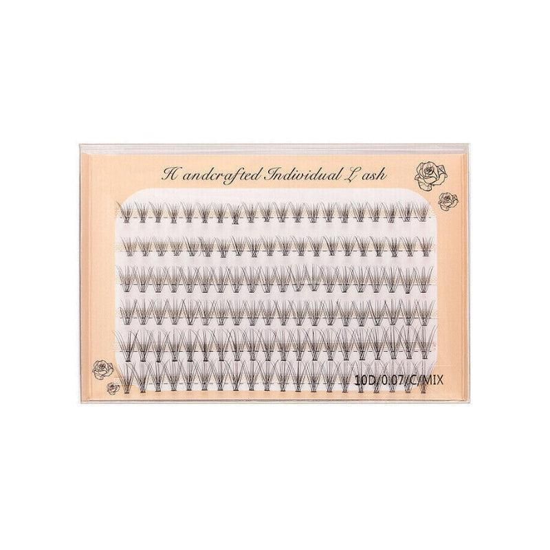 Volume Cluster Eyelash Extension Individual Russian False Mink Lashes C 10D/20D - 10D Mix