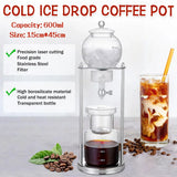 Cold Brew Coffee Maker Glass Ice Drip Pot Cold Brewer Manual Brewing Equipment