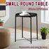 Small Coffee Table Simple Tray Mini Round Table Compact Side Table Living Room