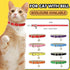 Adjustable PU Leather Cat Collar with Bell Breakaway Buckle 9 Colours - Green
