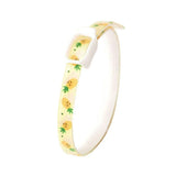 Cute Animal Essential Oil Collar for Dogs Cats Prevent Mosquito Bites - Yellow Pineapple