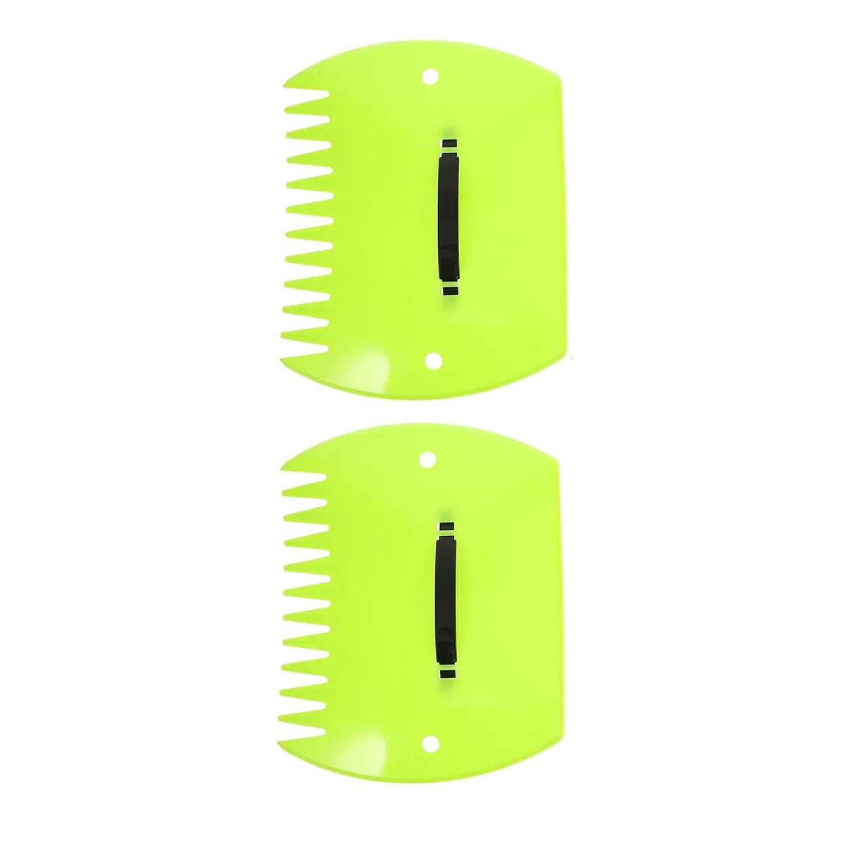 2pcs Outdoor Leaf Clip Plastic Rake Garden Tools Collecting Leaves Yard Cleanup - Green