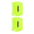 2pcs Outdoor Leaf Clip Plastic Rake Garden Tools Collecting Leaves Yard Cleanup - Green