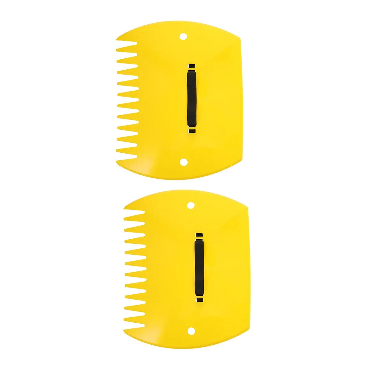 2pcs Outdoor Leaf Clip Plastic Rake Garden Tools Collecting Leaves Yard Cleanup - Yellow