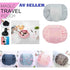 Portable Travel Makeup Bag Drawstring Cosmetic Pouch Lazy Storage Organiser Case - Pink Horse