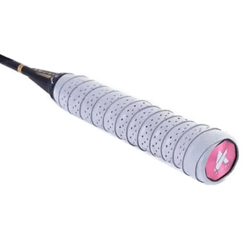 4X Anti-Slip Tennis Badminton Squash Racquet Over Grip Tape Overgrip Sweatband - Grey *4