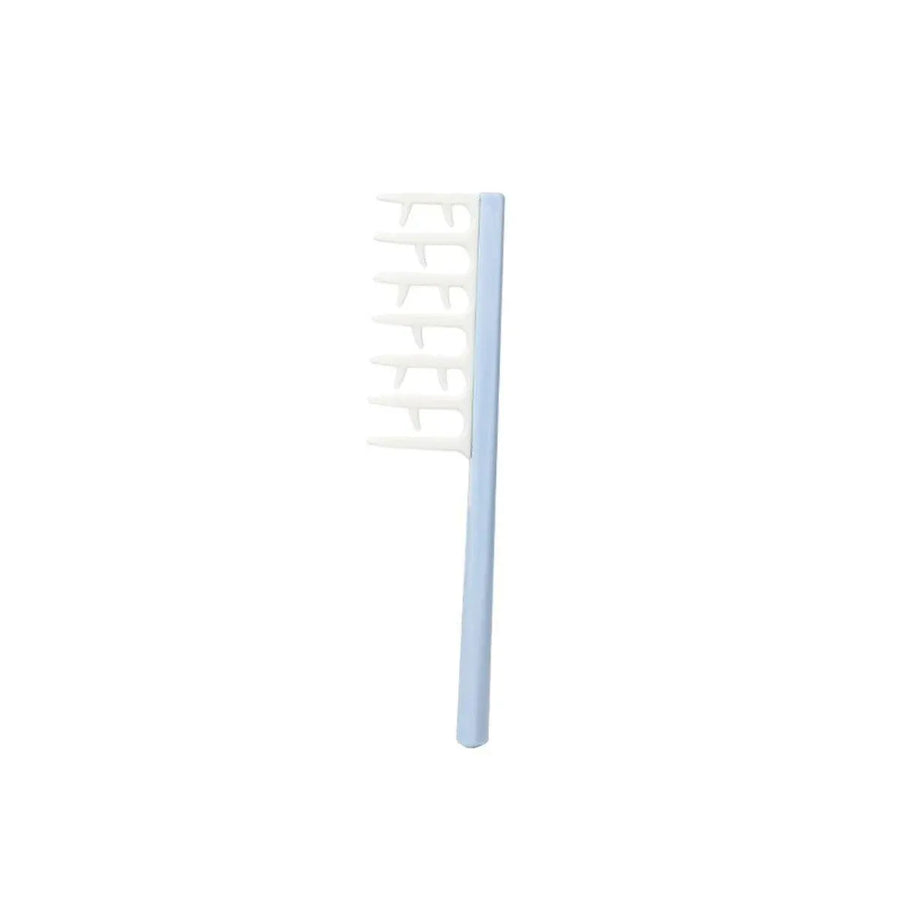 Hair Root Fluffy Comb Single Set Wide Tooth Massage Styling Comb for Volume - Blue