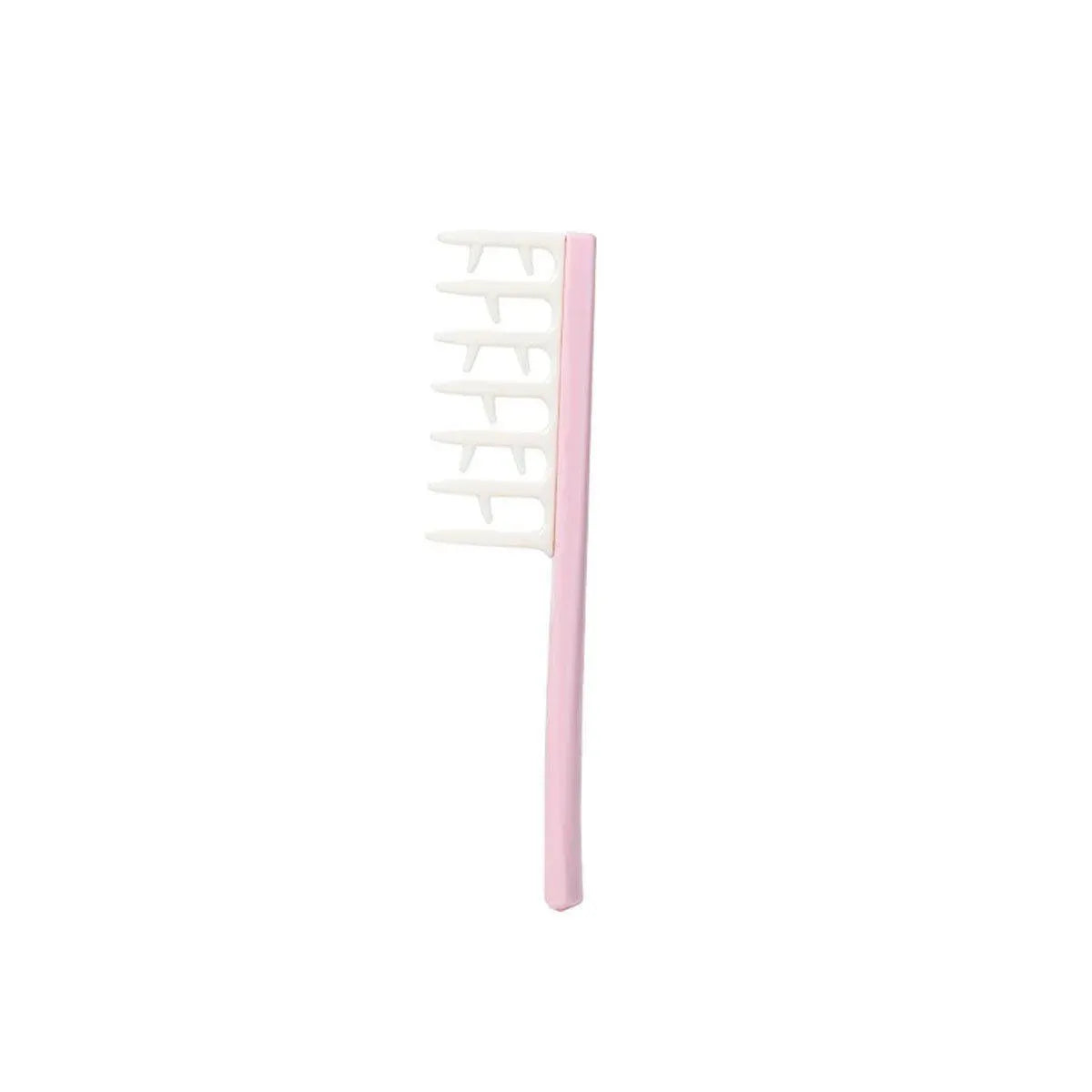 Hair Root Fluffy Comb Single Set Wide Tooth Massage Styling Comb for Volume - Pink