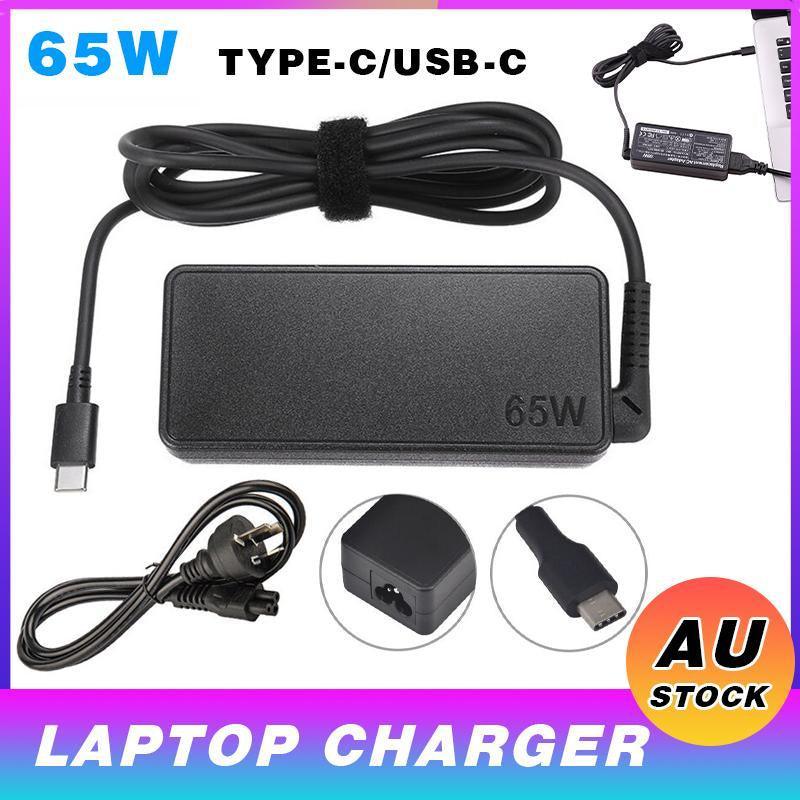 65W USB C Laptop Charger for Lenovo Dell HP ASUS ThinkPad Yoga Type C Adapter