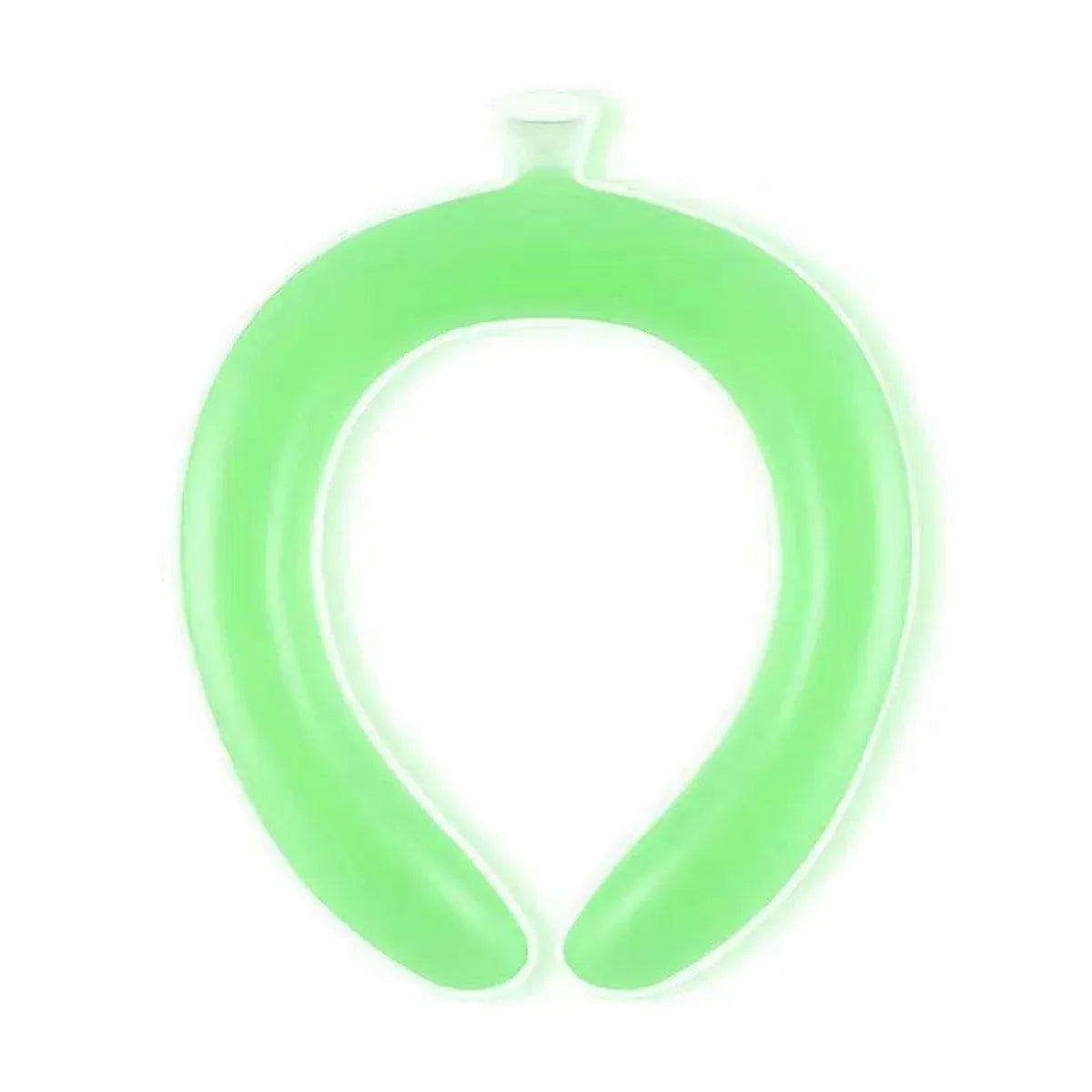 Cooling Ring Summer Supplies Cool Neck Collar Outdoor Sports Cool Ice Neckband - Green
